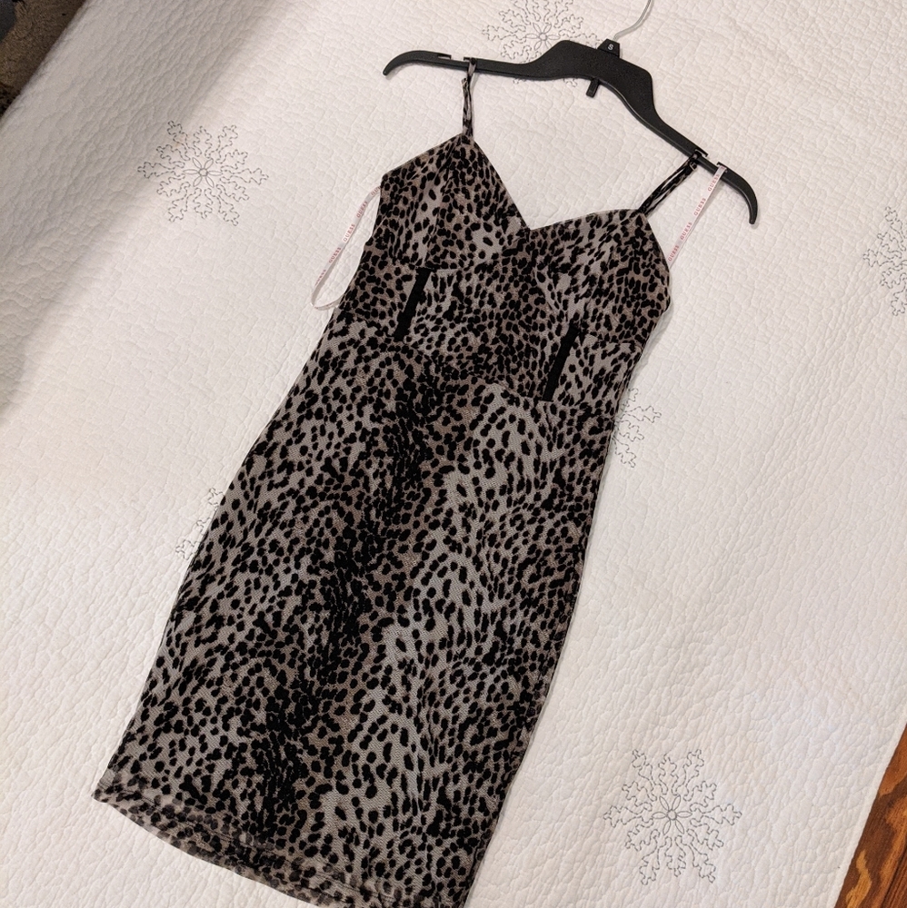 Guess animal print dress